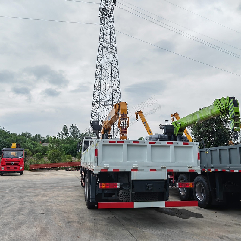 6x4 Shacman Automobile Delong F3000 Telescopic Boom