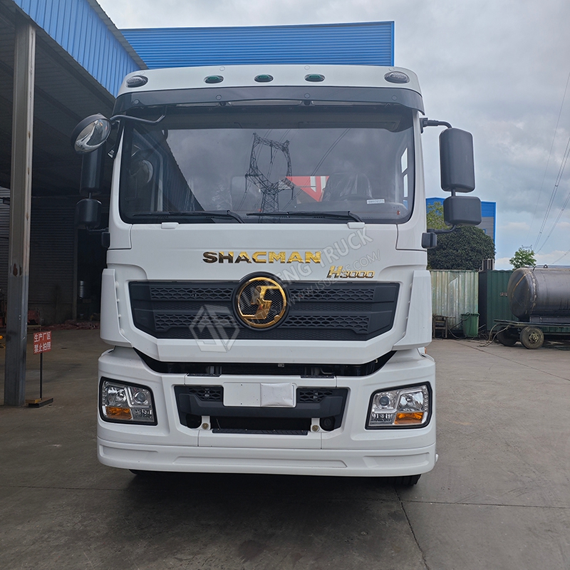 Shacman Automobile H3000 Flatbed Truck with Sany 74002 Mechanical Arm Crane