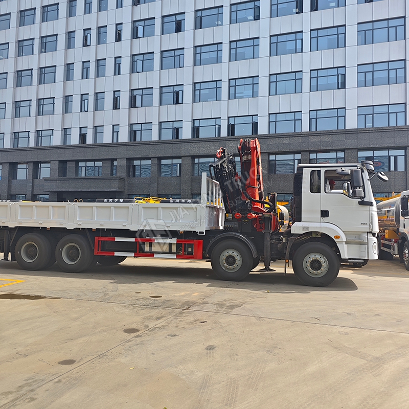 8x4 Shacman H3000 with Sany 30-ton  Robotic arm