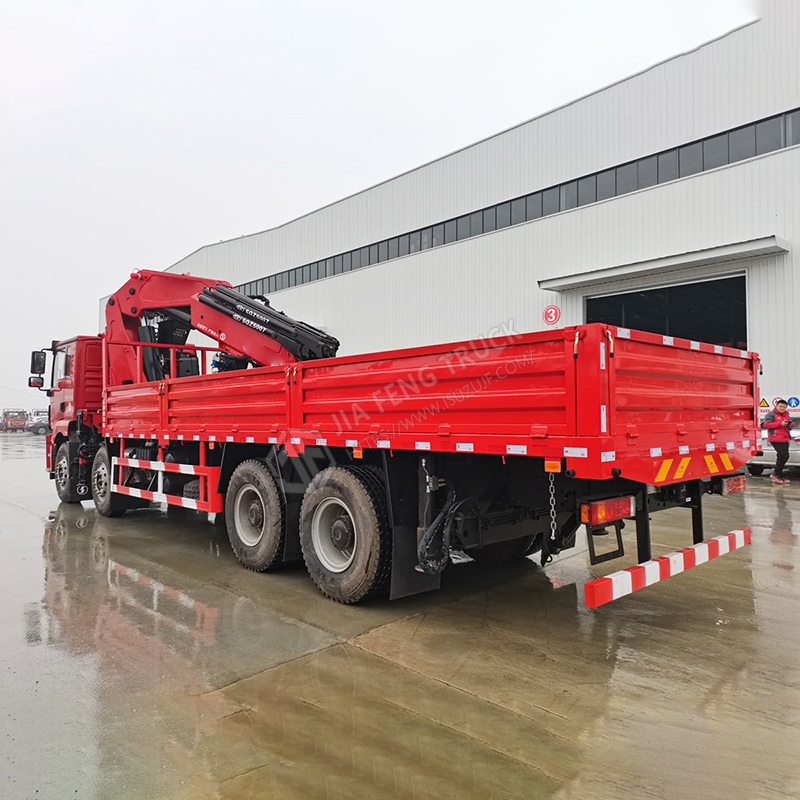 8x4 Shacman Automobile Delong New M3000 25-ton Robotic arm  Crane