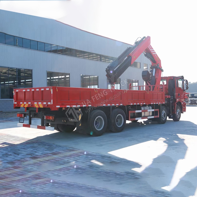 HOWO 8x4 with Sany 18-ton Mechanical arm crane