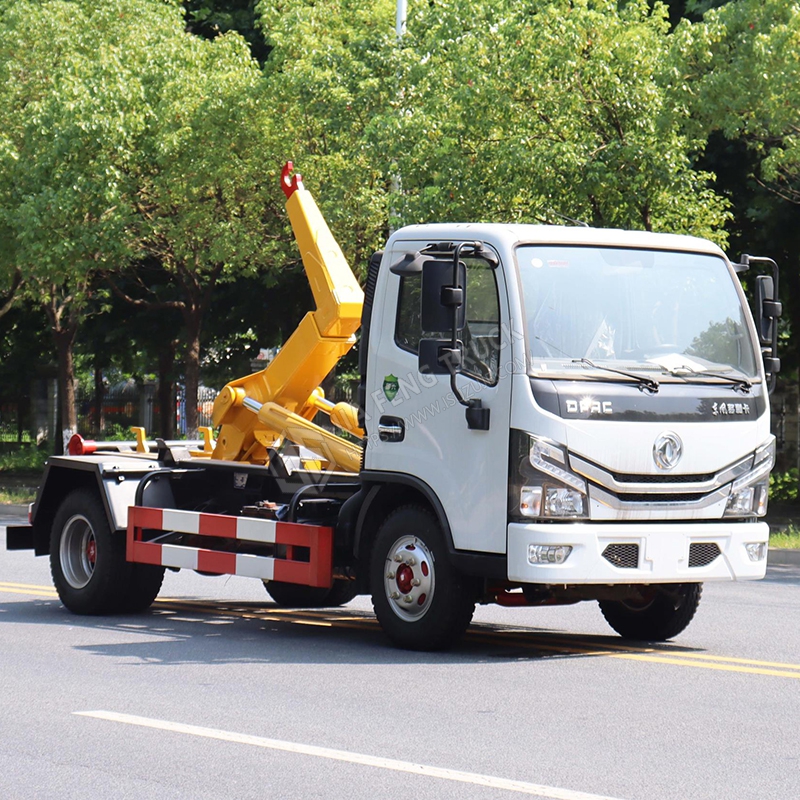 Dongfeng D6 Hook Arm Garbage Truck
