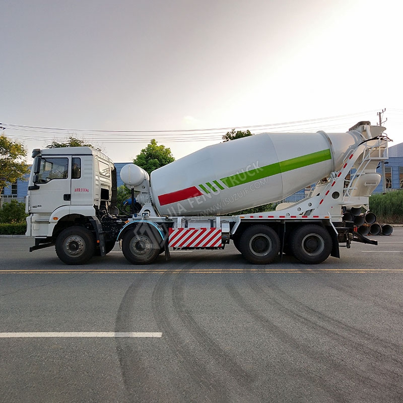 Shacman Automobile Natural Gas 4-Axle Mixer Truck