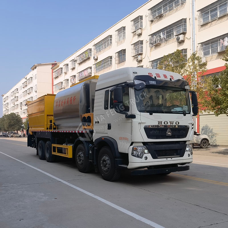 M&aacute;quina De Sellado De Virutas De Piedra Sinotruk Sincronizada Con Fibra
