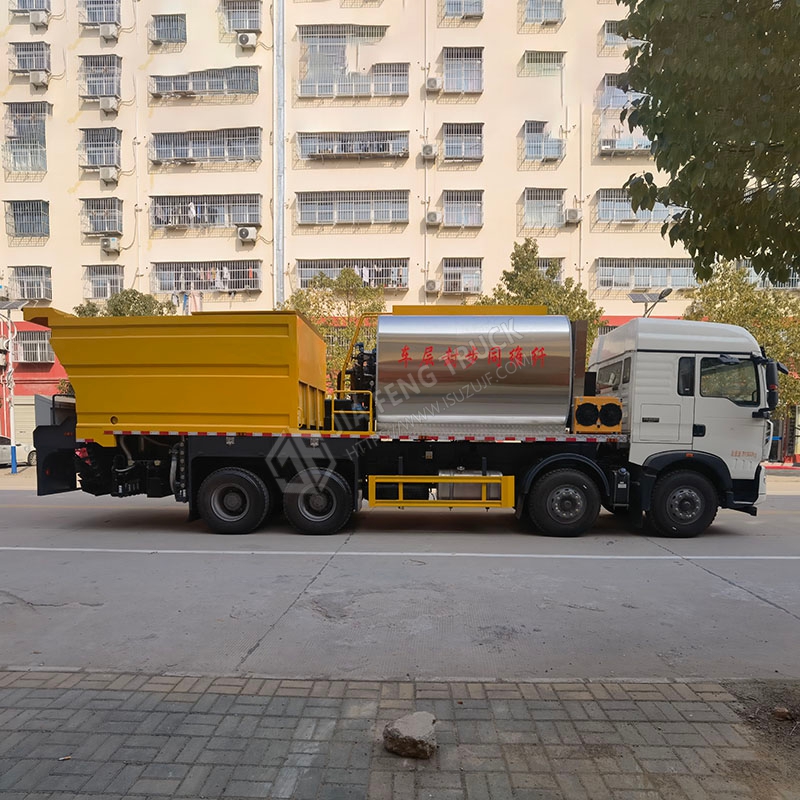 M&aacute;quina De Sellado De Virutas De Piedra Sinotruk Sincronizada Con Fibra