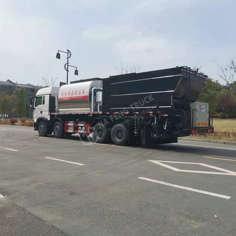 M&aacute;quina De Sellado De Virutas De Piedra Sinotruk Sincronizada Con Fibra