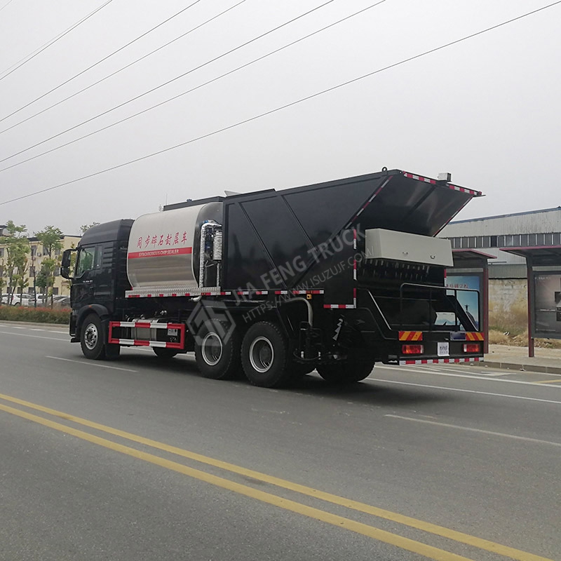 Sinotruk HOWO 6x4 Sincronizado Cami&oacute;n De Sellado De Virutas De Piedra