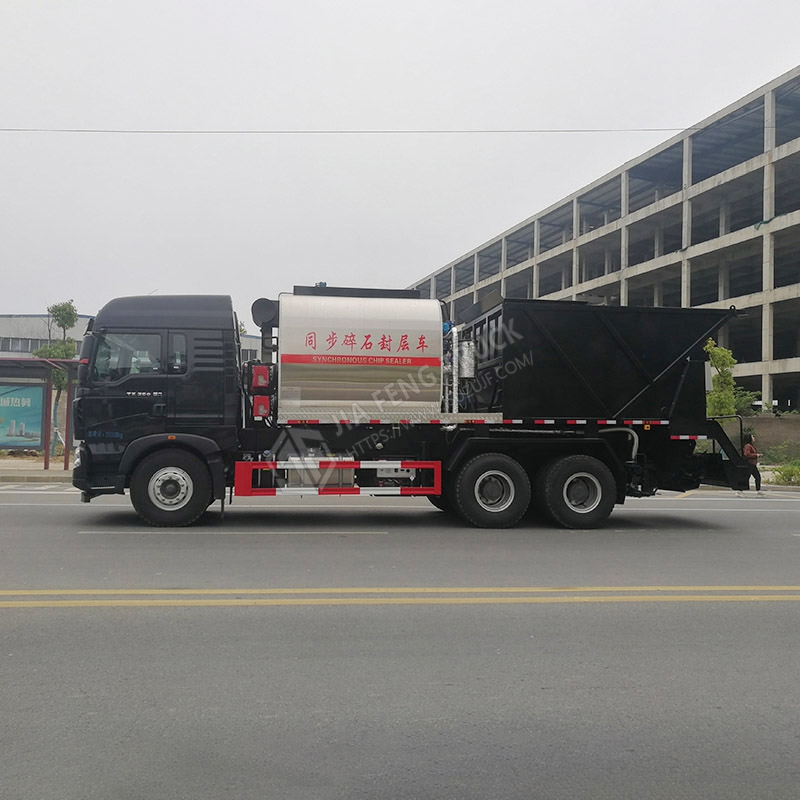 Sinotruk HOWO 6x4 Sincronizado Cami&oacute;n De Sellado De Virutas De Piedra