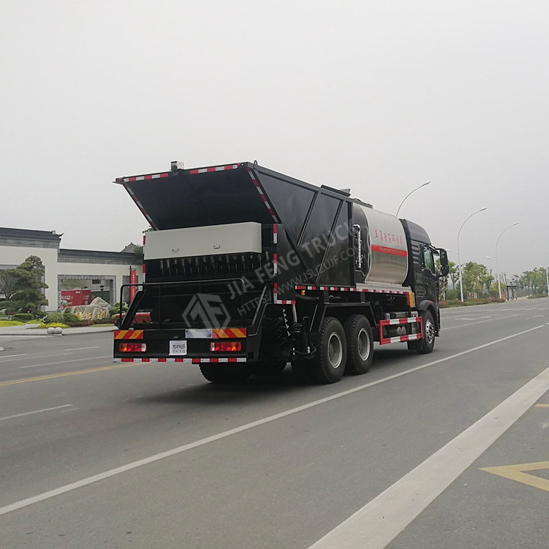 Sinotruk HOWO 6x4 Sincronizado Cami&oacute;n De Sellado De Virutas De Piedra