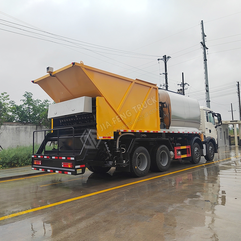 HOWO 8x4 قطع الأسفلت و آلة الختم 8 + 12