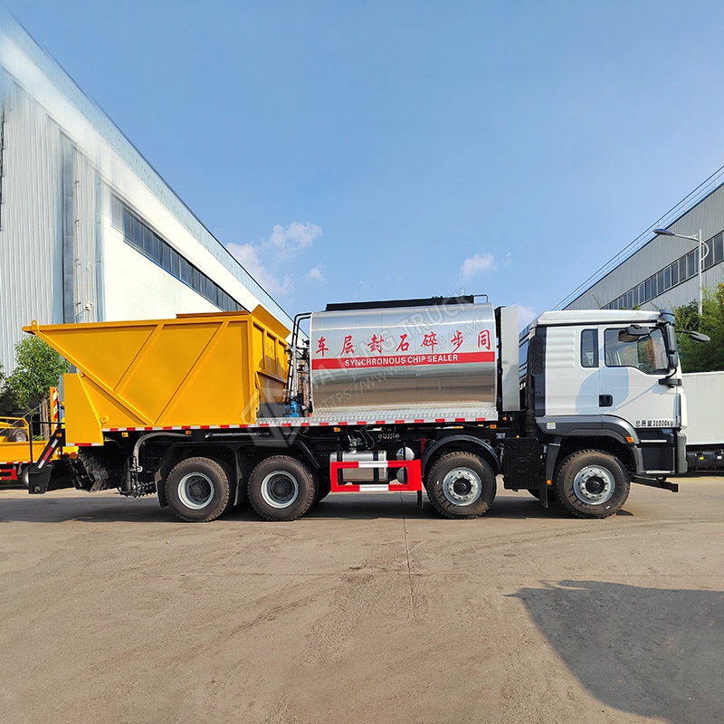 Автомобильная машина Shacman 8x4 синхронизированной герметизации каменных чипов