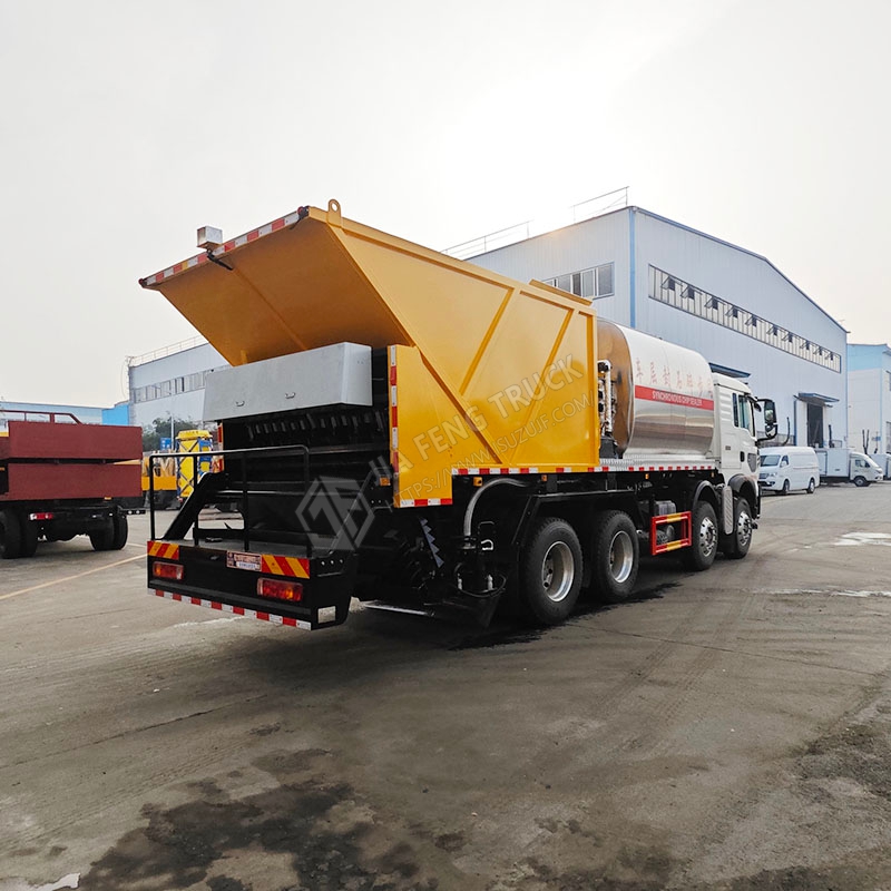 Sinotruk 20-cubic-meter Synchronous Stone-Crushing Seal Coat Truck
