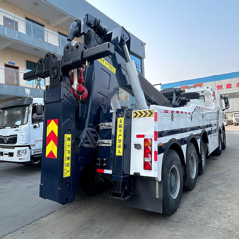 Sinotruk Howo 8x8 Cami&oacute;n De Rescate Pesado Con Gr&uacute;a