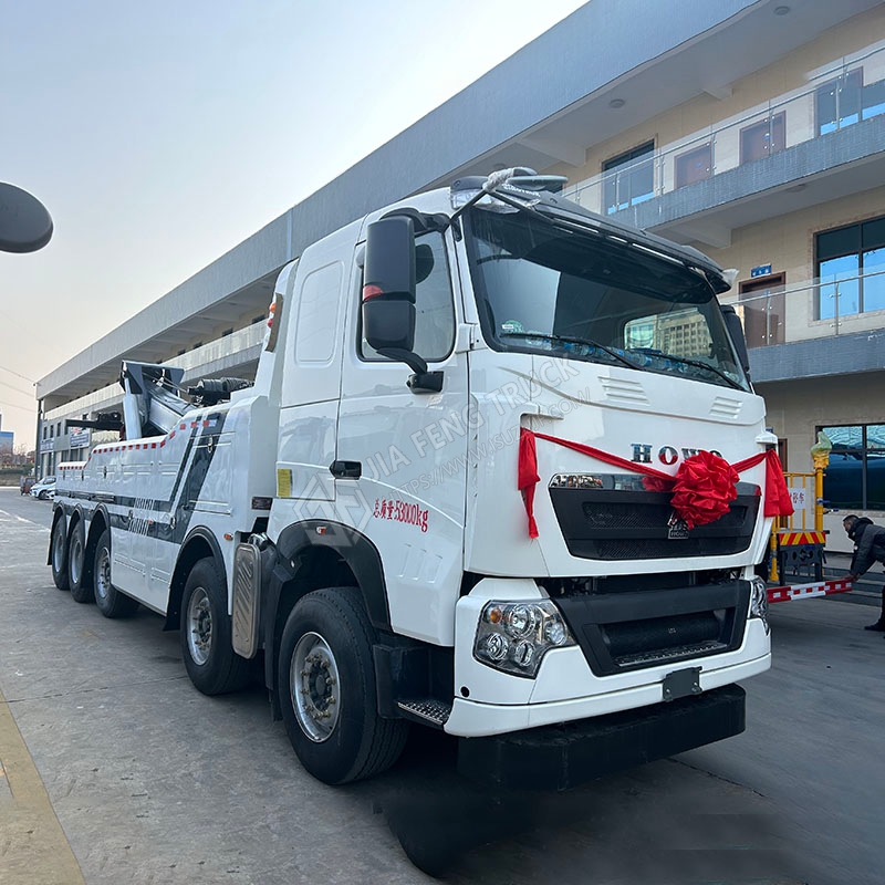 Sinotruk Howo 8x8 Cami&oacute;n De Rescate Pesado Con Gr&uacute;a
