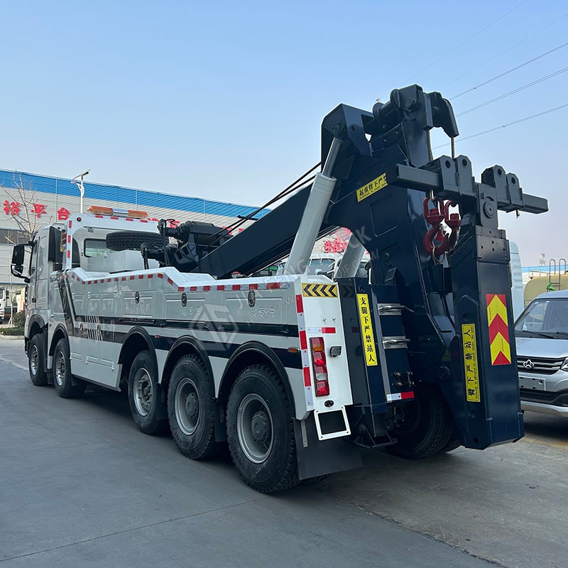 Sinotruk Howo 8x8 Cami&oacute;n De Rescate Pesado Con Gr&uacute;a