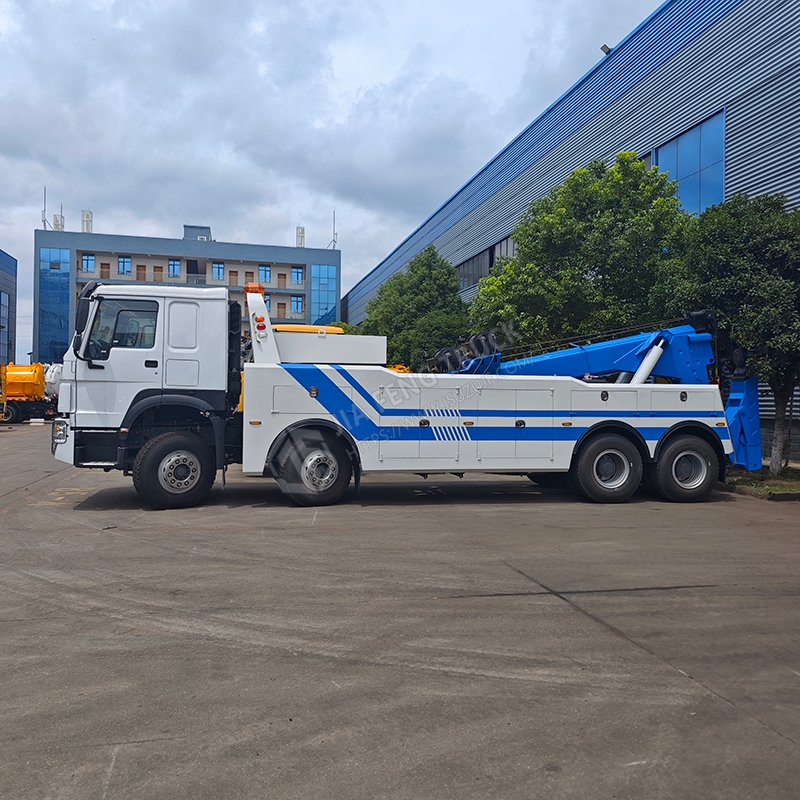 Sinotruk HOWO 8x4 тяжелый трактор с краном
