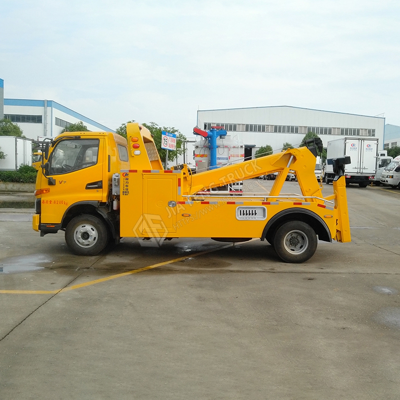 JAC V7 مركبة إنقاذ الطرق الثقيلة مع الرافعة