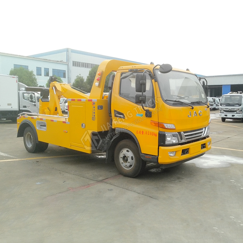 JAC V7 مركبة إنقاذ الطرق الثقيلة مع الرافعة