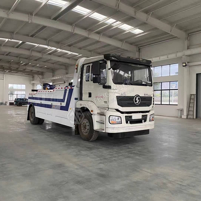 شاكمان سيارات ديلونغ 16 طن شاحنة ثقيلة ذات محور واحد مع رافعة