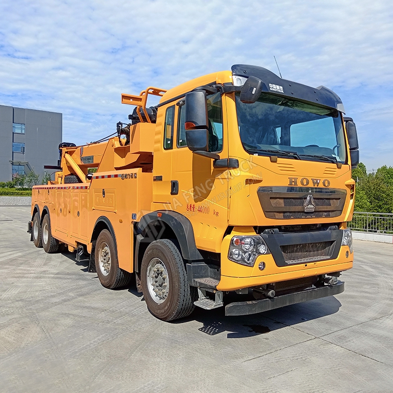 Sinotruk Howo 50 Toneladas Giratorias Gr&uacute;a De Eslinga Veh&iacute;culo De Rescate De Carretera