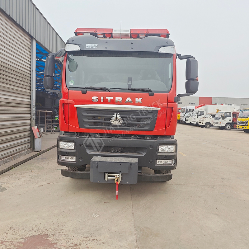 Sinotruk Fire Truck with Crane