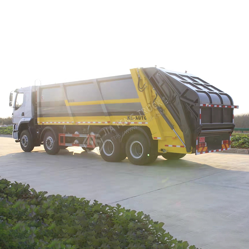 Liuzhou Automobile 8*4 Compactor Garbage Truck