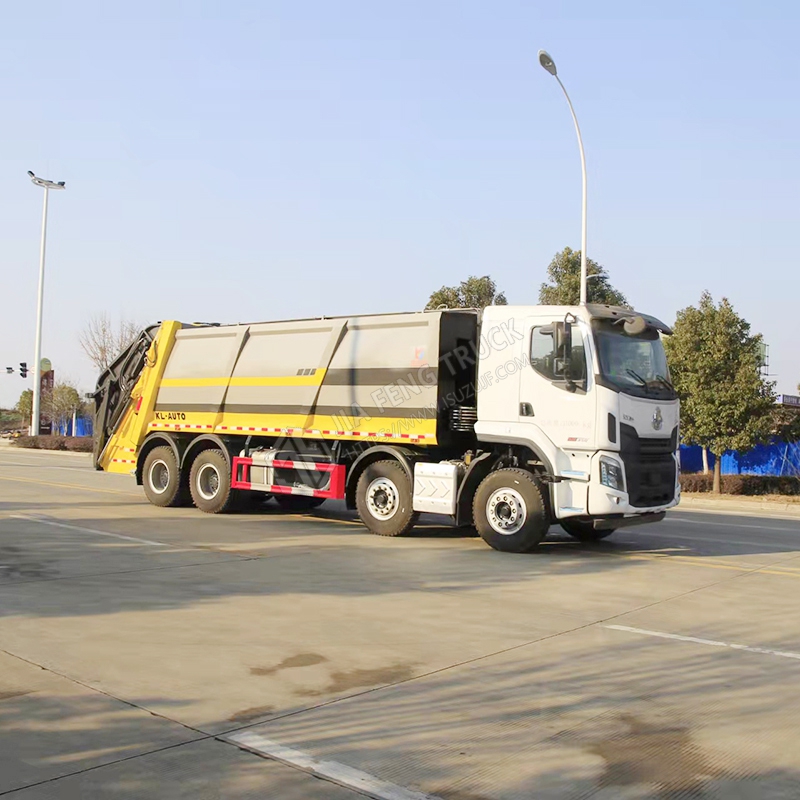 Liuzhou Automobile 8*4 Compactor Garbage Truck