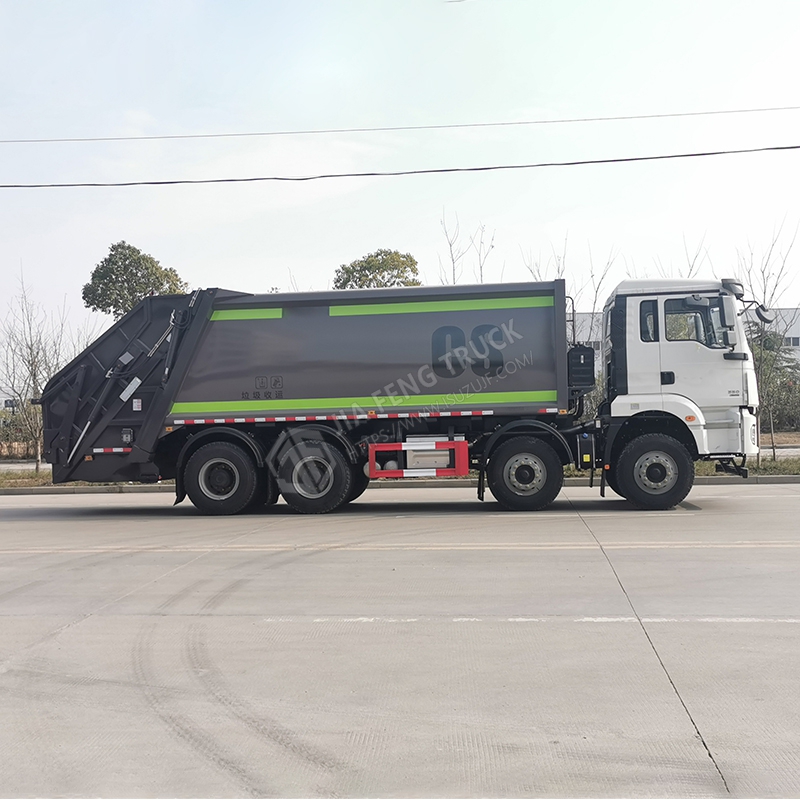 Shacman Automobile 8x4 Compactor Garbage Truck