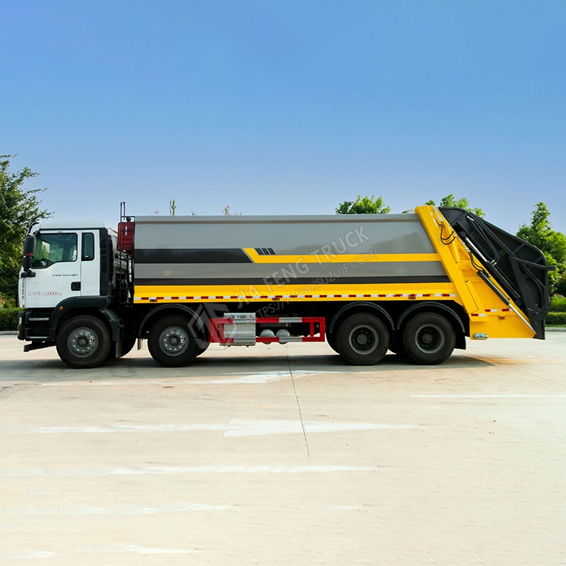 Sinotruk 8x4 Front-Four Rear-Eight Compactor Garbage Truck