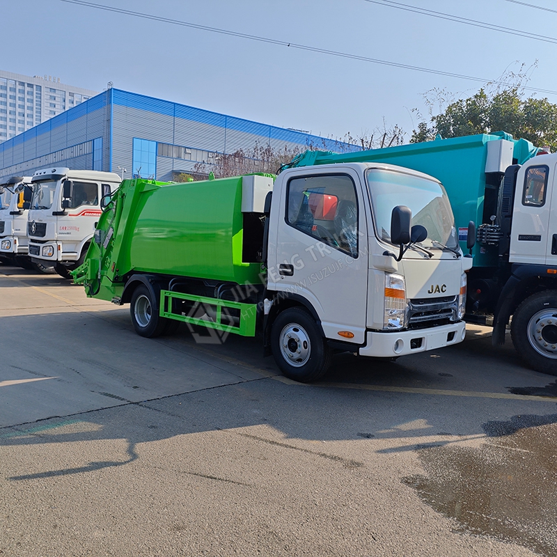 JAC 5-cubic-meter Compression Garbage Truck