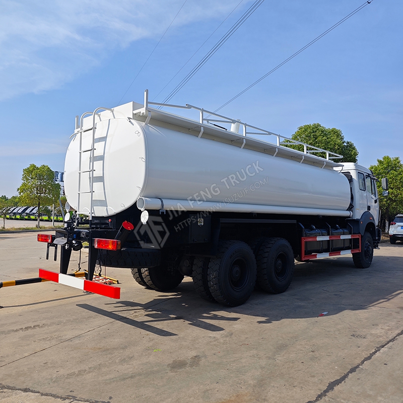 Beiben شاحنة خزانة خلفية مزدوجة المحور