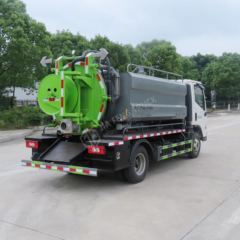 Foton Linghang H2 Cleaning and Sewage Suction Truck