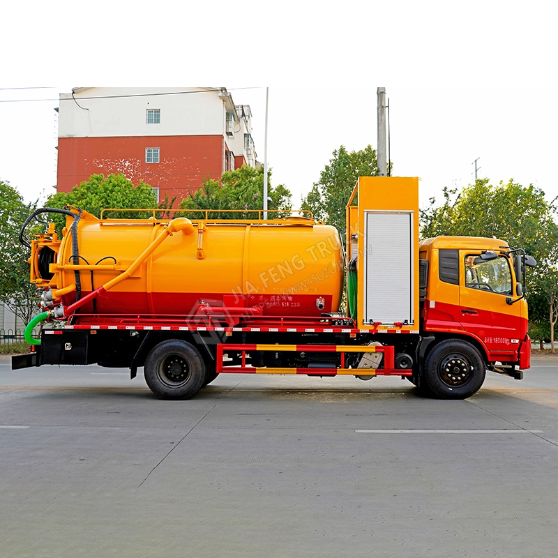 Dongfeng Tianjin 4x2 15-cubic-meter Cleaning Suction Truck