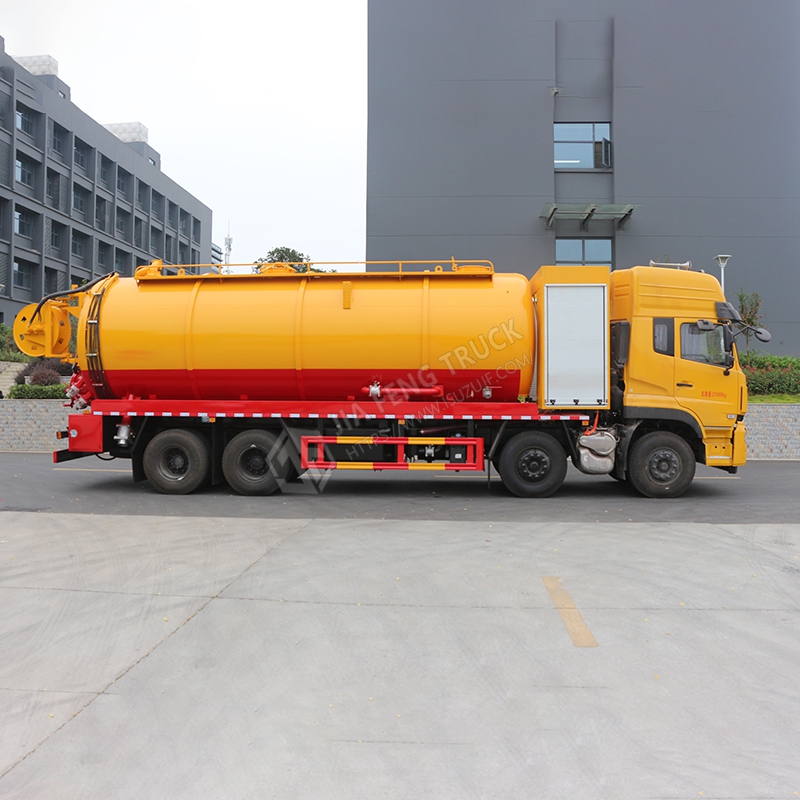 Dongfeng Tianlong Cleaning and Sewage Suction Truck