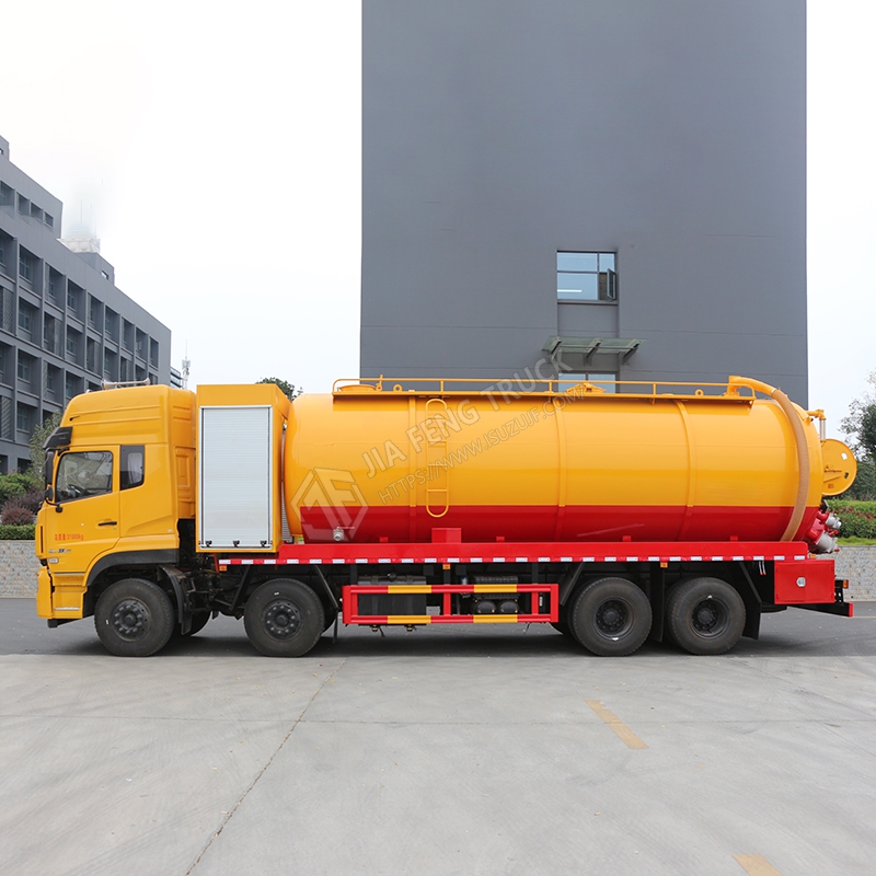Dongfeng Tianlong Cleaning and Sewage Suction Truck