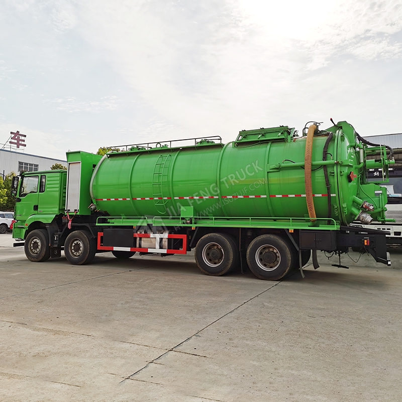 Shacman Automobile Delong Sewage Suction and Cleaning Truck