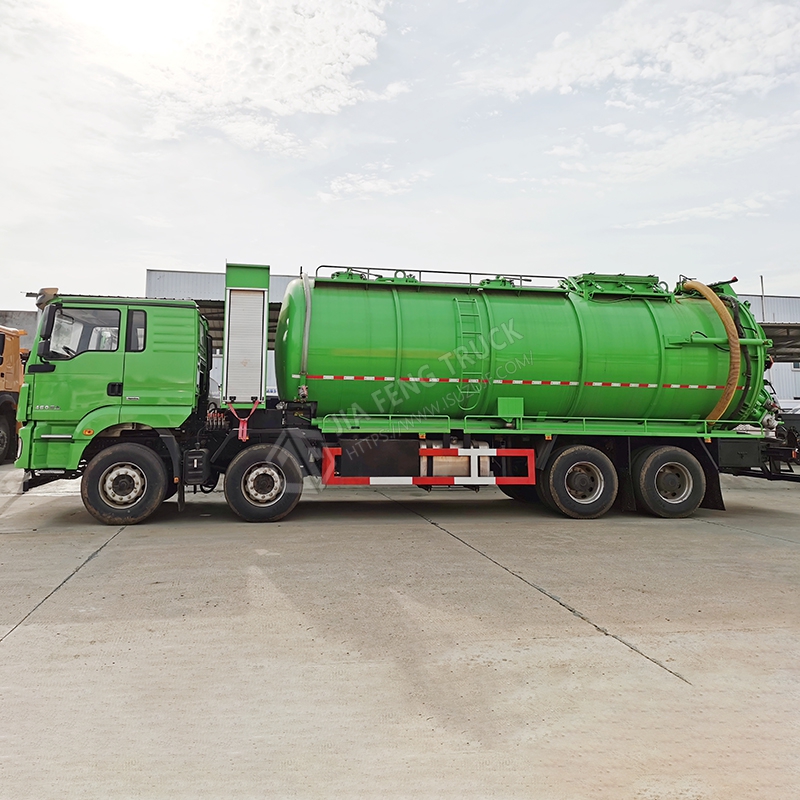 Shacman Automobile Delong Sewage Suction and Cleaning Truck